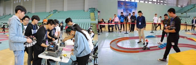 竞技组作品检录与比赛现场