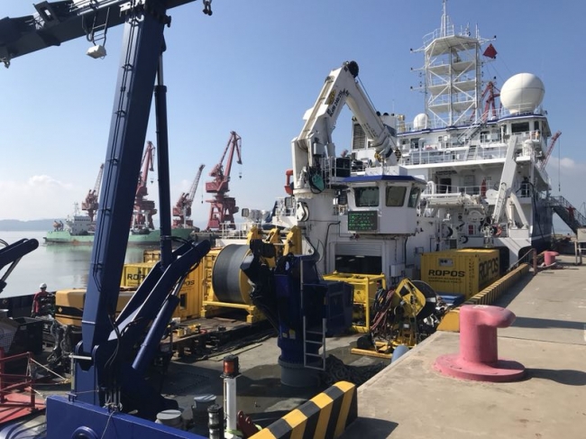 停靠厦门码头（5月16日）