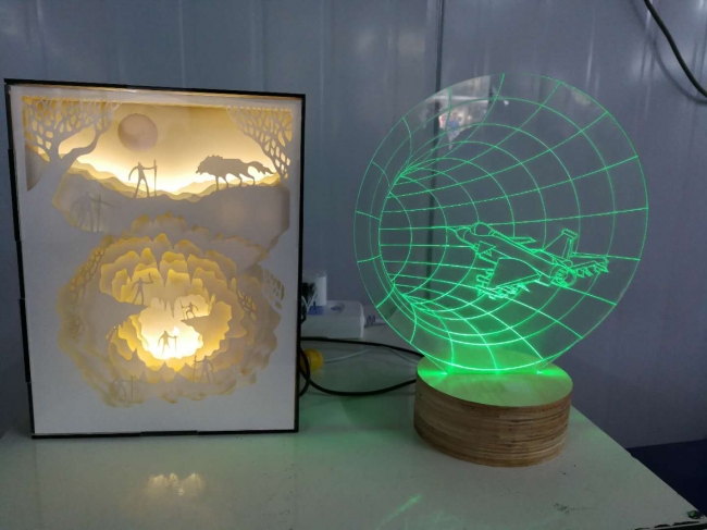 智能刻画机的作品