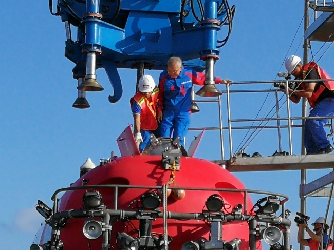 汪品先院士南海深潜1 汪品先院士南海深潜1